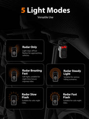 BSCOBBER EyeRad-1 Bike Radar Tail Light — radar + fast flash mode for busy traffic