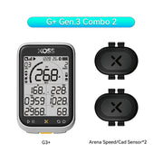 XOSS G+ Gen.3 GPS Bike Computer — 2.8 inch display GPS computer with IPX7 waterproofing