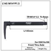 HEPPE Front Fork Thru Axle Skewer 15x100/15x110 - product photo 10