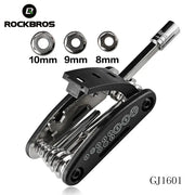 ROCKBROS 16-in-1 Multi-Tool Kit — compact Cr-Mo steel multi-tool