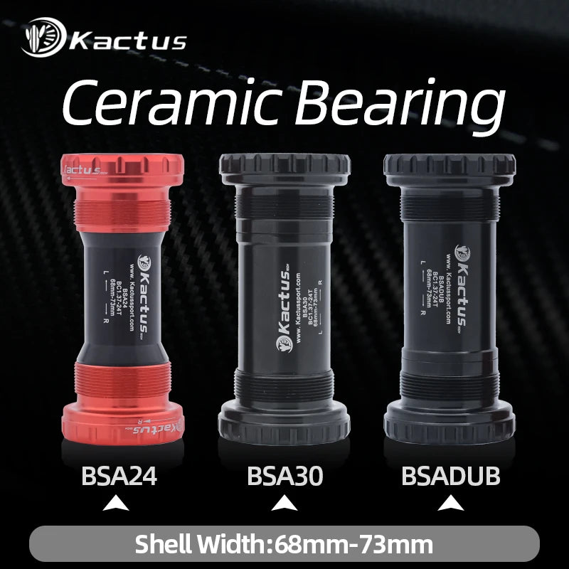 KACTUS Ceramic Bottom Bracket — BSA Thread Kit