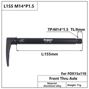 HEPPE Front Fork Thru Axle Skewer 15x100/15x110 - product photo 11
