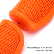 Lock-On MTB Grips 22.2mm — rubber grips with aluminium lock ring for 22.2mm bars