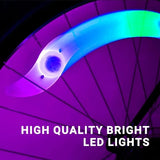 Waterproof LED Spoke Lights — 3-Mode Wheel Safety Lights