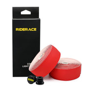 Bar tape roll unwound to show length