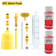 Mineral Brake Oil Bleed Kit — two 60ml bottles of mineral fluid