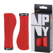 Lock-On MTB Grips 22.2mm — rubber grips with aluminium lock ring for 22.2mm bars