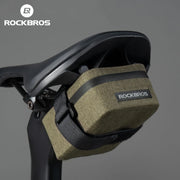 ROCKBROS Waterproof Mini Saddle Bag — 0.4L rainproof polyester saddle bag