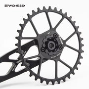 EVOSID Ultralight DUB Crankset — black finish