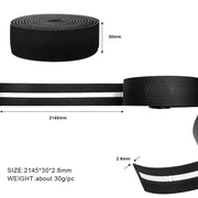 Bar tape shown on the hoods of a road bike