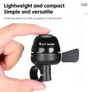 Aluminium bike bell handlebar clamp detail