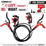 TANKE Hydraulic Disc Brake Set — 160mm 6-bolt rotor mounting pattern