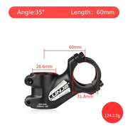 LUNJE stem length comparison chart