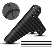 Carbon-Pattern Rear Fender — ultralight rear fender with carbon-fibre pattern finish