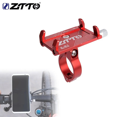 ZTTO Z-81 metal phone mount on handlebar