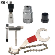 Bike repair tool kit chain wear ruler