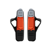 CNC alloy C-brake pads, carbon texture finish