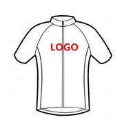 Custom team cycling jersey blank template