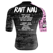 Short sleeve cycling jersey multi-colour print