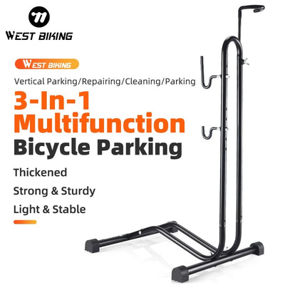 WEST BIKING 3-in-1 Bike Parking & Repair Stand