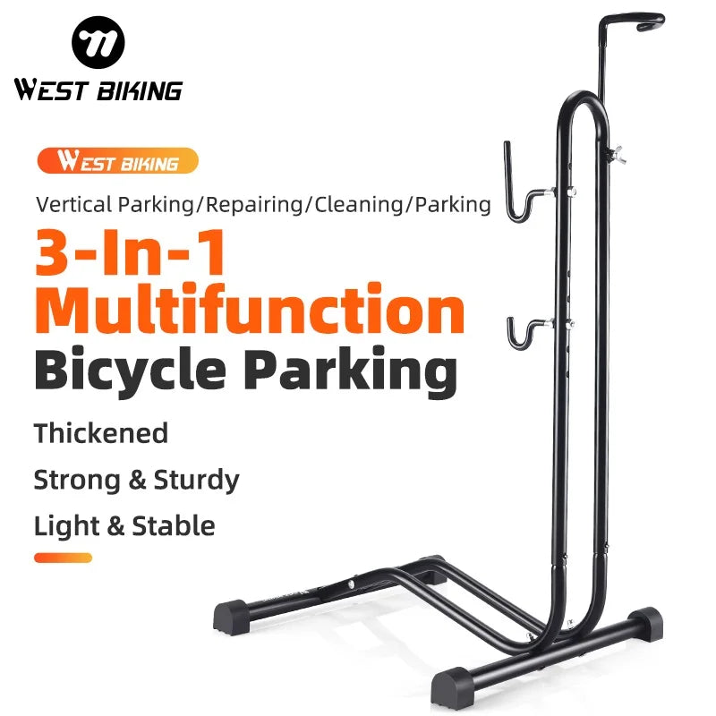 WEST BIKING 3-in-1 Bike Parking & Repair Stand