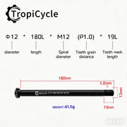 Tropicycle Front Fork Thru Axle M12 - product photo 19
