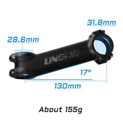 UNO Alloy MTB Stem — 35 degree angle setting shown