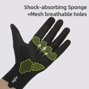 YKYWBIKE cycling gloves - white colourway
