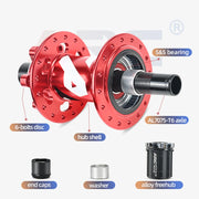 ARC MT009 6-Pawl MTB Hub Set - product photo 2