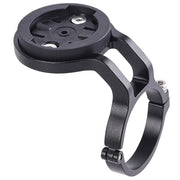 Alloy computer mount underside showing quarter-turn fitting