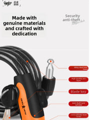 XUNTING cable lock - close-up detail