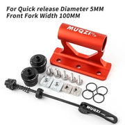 MUQZI fork mount bike rack - angle view