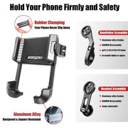 Easydo phone mount attached to bike handlebar
