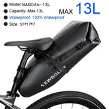 NEWBOLER Waterproof Saddle Bag — 10L/13L