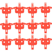Hydraulic disc brake piston retainer spacer material detail