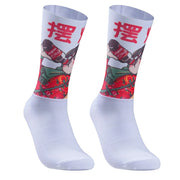 Seamless pro team cycling socks - packaging
