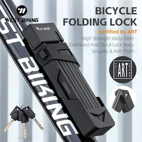 WEST BIKING foldable bike lock - product photo