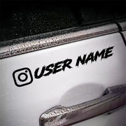 Custom vinyl decal applied to helmet