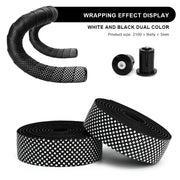 RIDERACE dot gradient handlebar tape on road bike