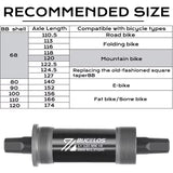 BUCKLOS BSA Bottom Bracket — Multi-Fit Sealed Bearing