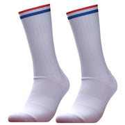 Anti-slip cycling socks - black pink colourway