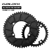 GOLDIX chainring back side detail