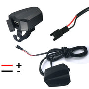 E-bike USB charger fitted to a bike