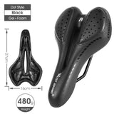 WEST BIKING PU Leather Gel Saddle