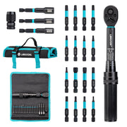 LIBRATON 21-piece bike torque wrench set laid out