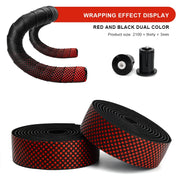 RIDERACE dot gradient handlebar tape red colourway