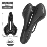 WEST BIKING PU Leather Gel Saddle