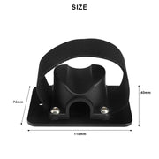 Fork mount roof bike rack - rear wheel mount