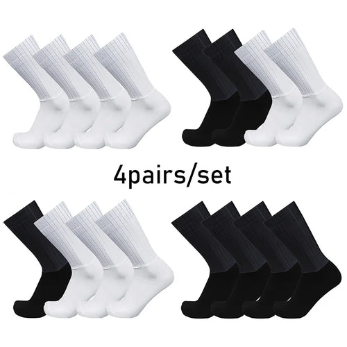 Aero silicone cycling socks, 4-pair set - product photo