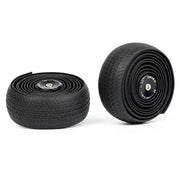 Metal bar end plugs supplied with the silicone tape